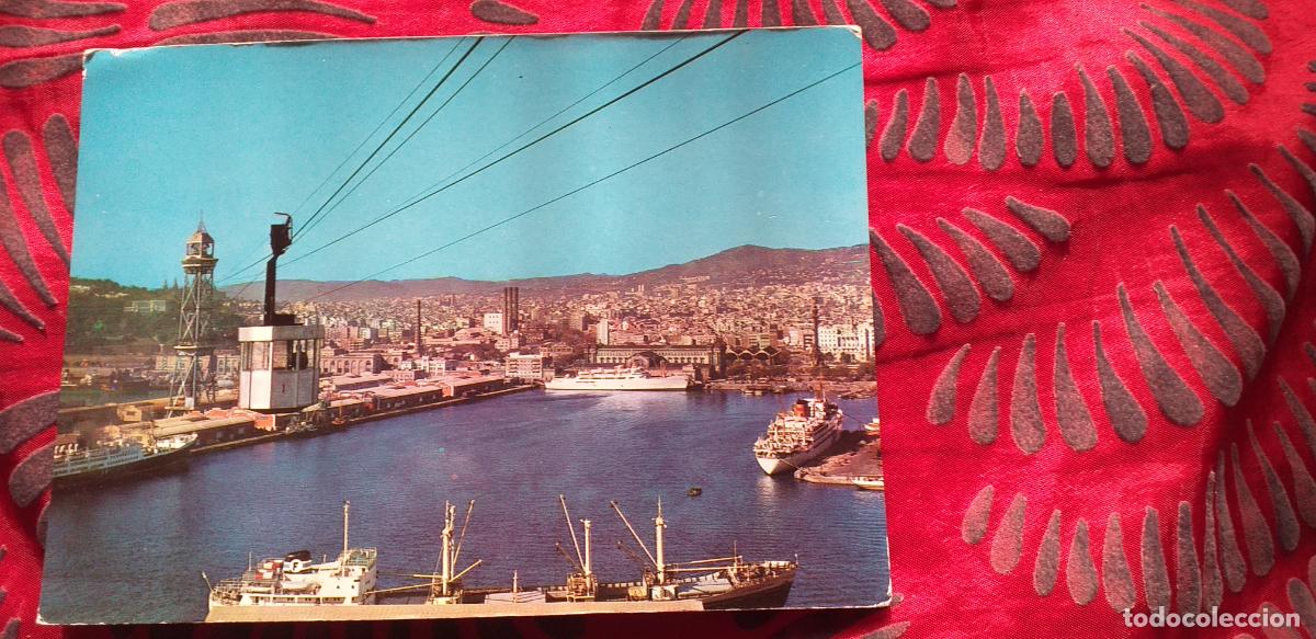 Postales: BARCELONA-RVD-150X105mm.-NO ESCRITA-N&ordm;94-PUERTO Y TRANSBORDADOR