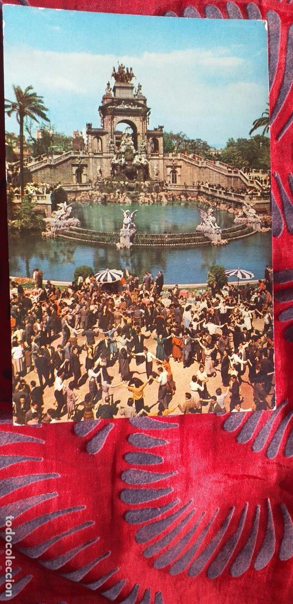 Postales: BARCELONA-RVD-150X105mm.-NO ESCRITA-N&ordm;171-SARDANAS EN EL PARQUE DE LA CIUDADELA