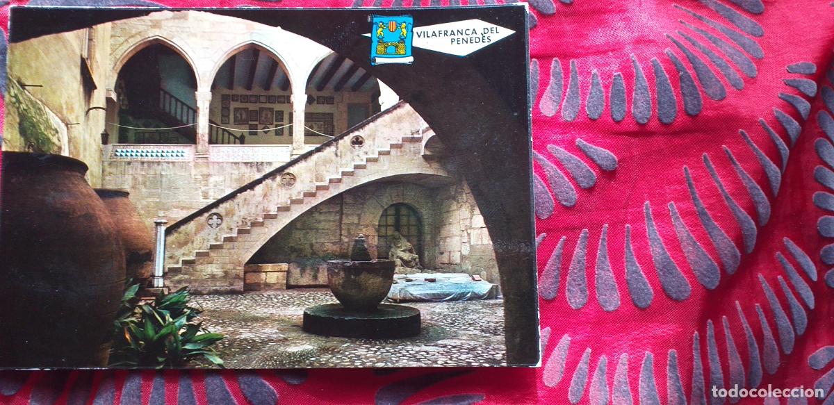 Postales: BARCELONA-RVD-150X105mm.-NO ESCRITA-N&ordm;1943-VILAFRANCA DEL PENEDES-MUSEO DEL VINO-PATIO DEL PALACIO