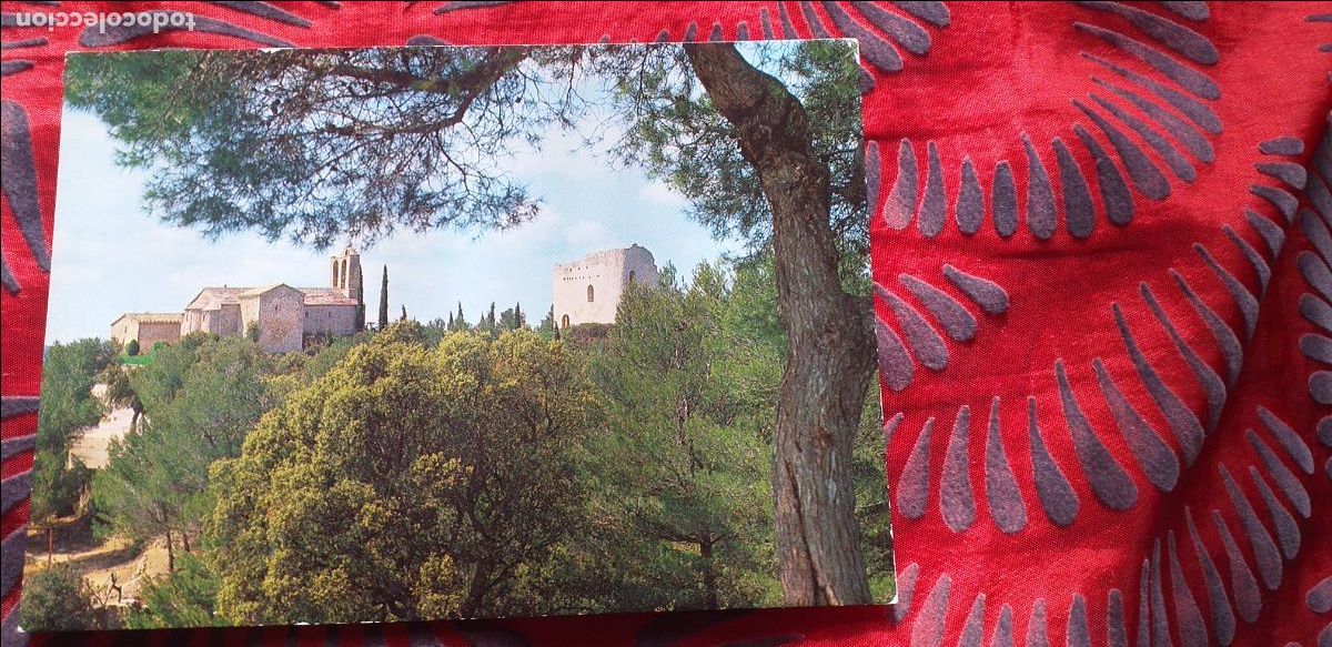 Postales: BARCELONA-RVD-150X105mm.-NO ESCRITA-LA TOSSA DE MONTBUI-IGUALADA-VISTA GENERAL Y CASTILLO