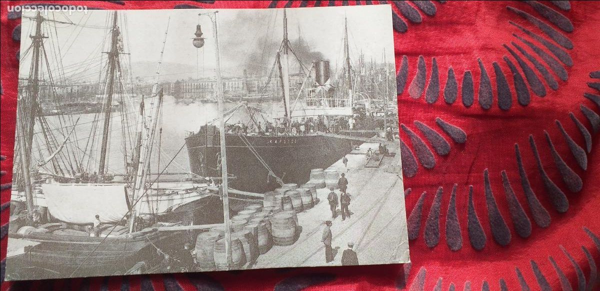 Postales: BARCELONA-RVD-150X105mm.-NO ESCRITA-PUERTO-REPRODUCCION