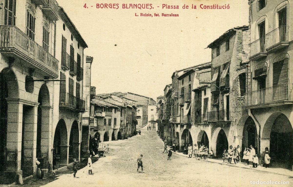 Postales: BORGES BLANQUES - PLA&Ccedil;A DE LA CONSTITUCI&Oacute;