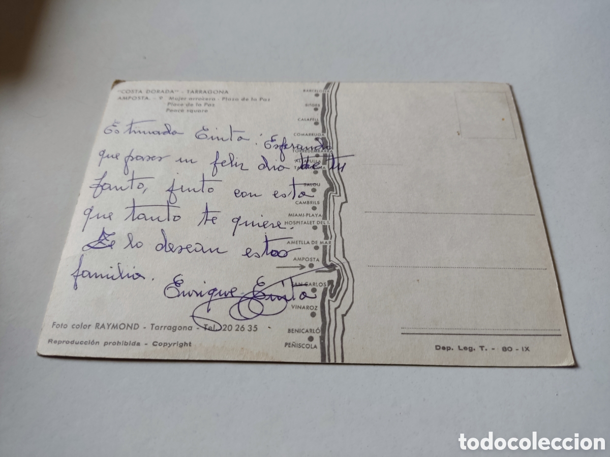 Postales: Postal Amposta - Foto 2