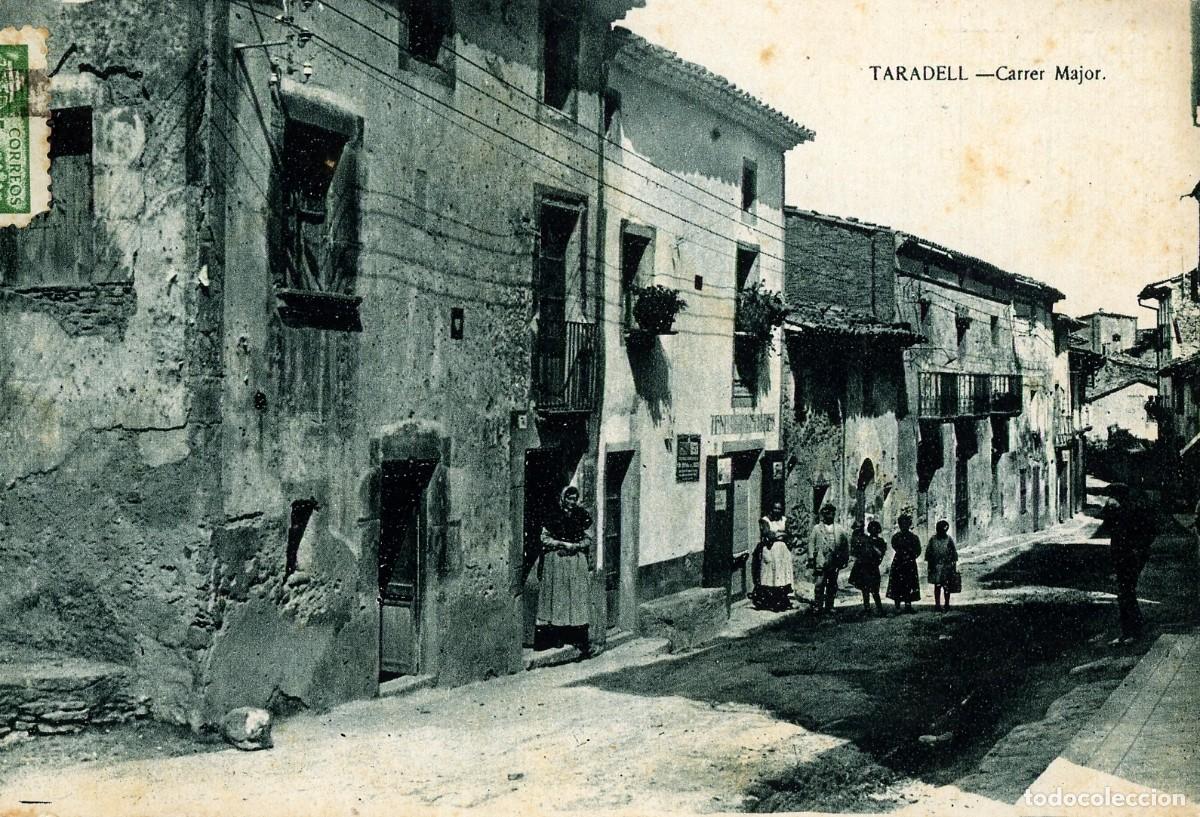 Postkarten: a03261 taradell carrer major mumbru circulada 1942
