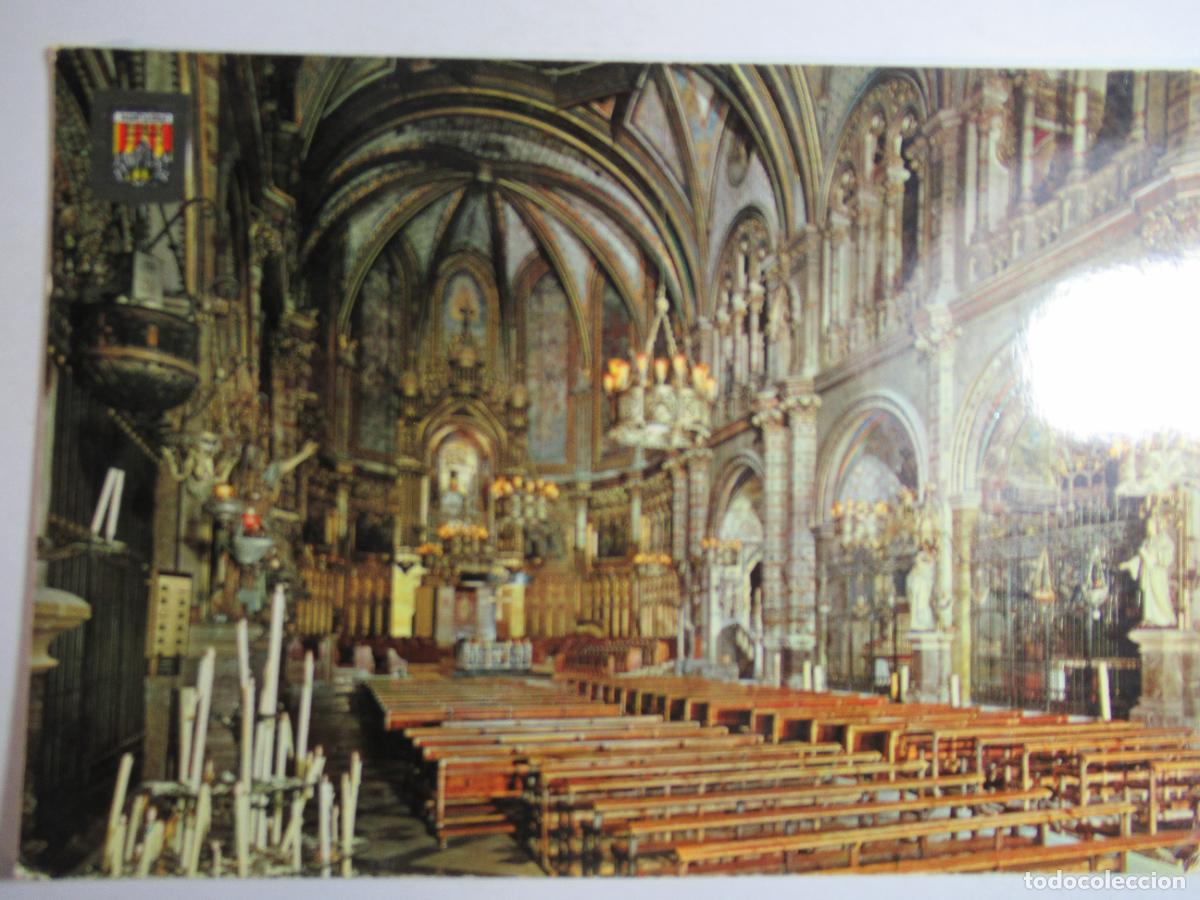 Postales: Montserrat - Interior de la Bas&iacute;lica - Foto 1