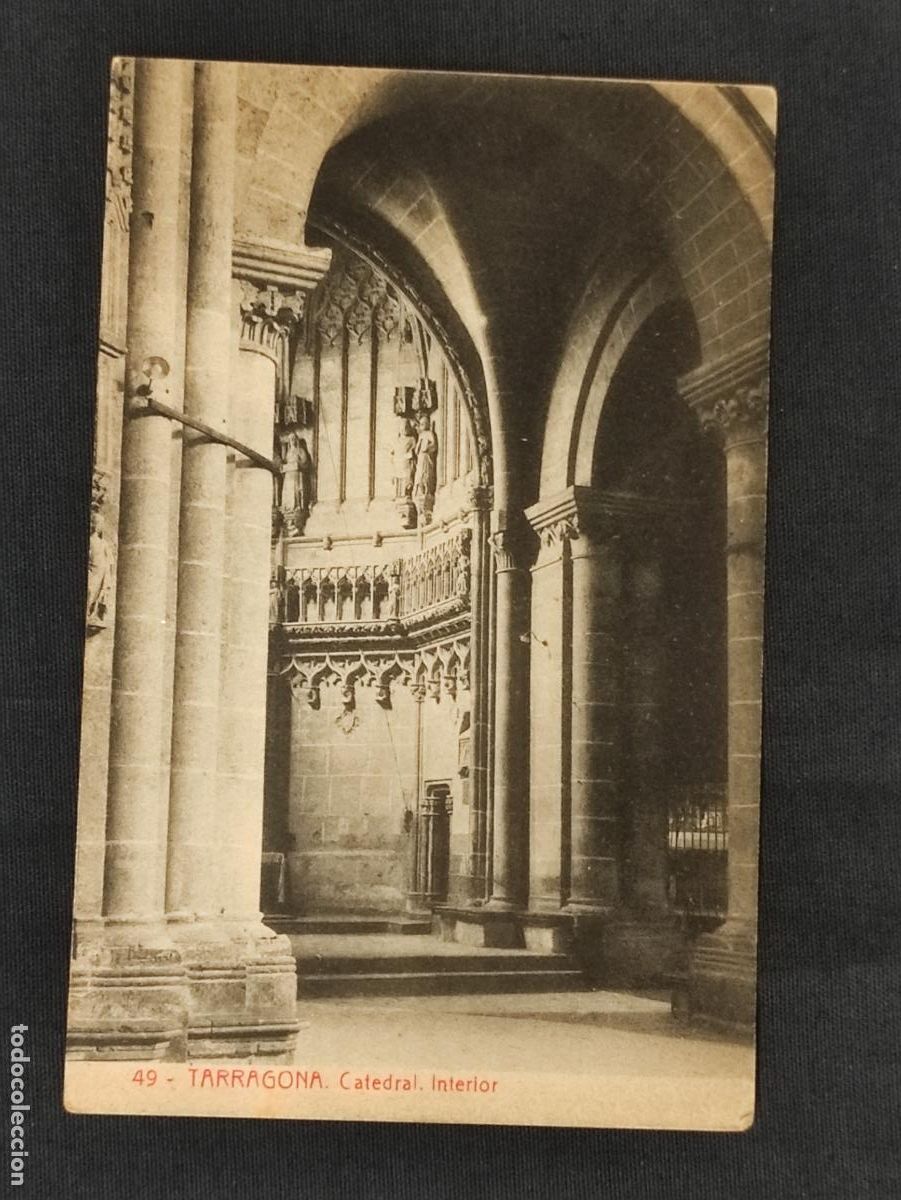 Postales: POSTAL - TARRAGONA - CATEDRAL - INTERIOR - - Foto 1