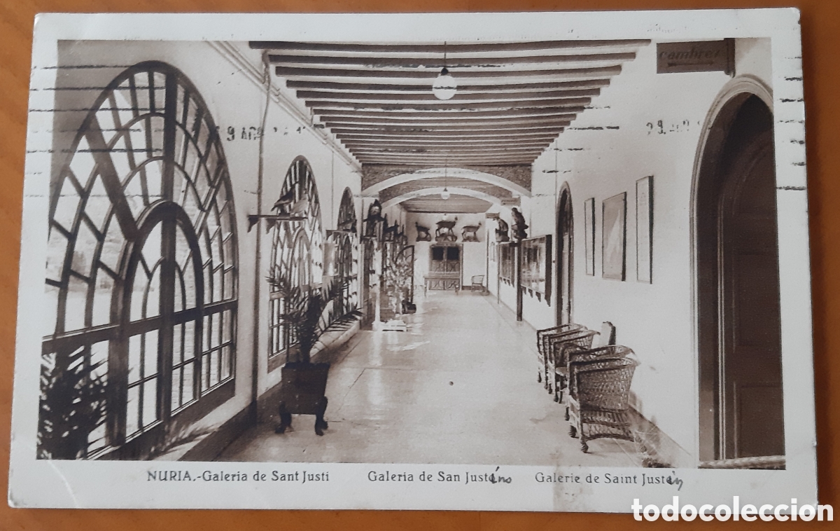 Postcards: Nuria Gerona. Galer&iacute;a de San Justi. Escrita y circulada. R5163