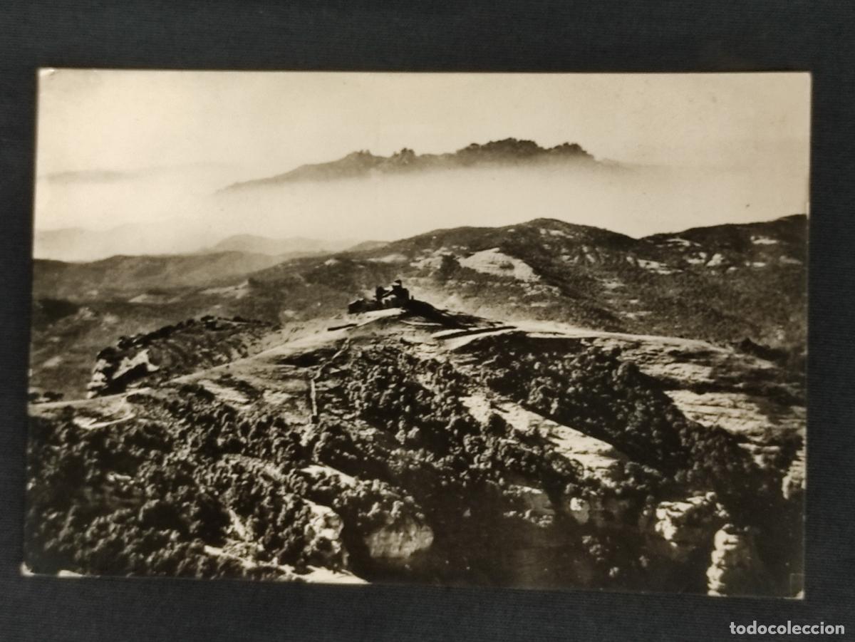 Postales: POSTAL - SANT LLOREN&Ccedil; DE MUNT - VISTA AEREA DE LA MOLA Y MONTSERRAT DE FONDO -