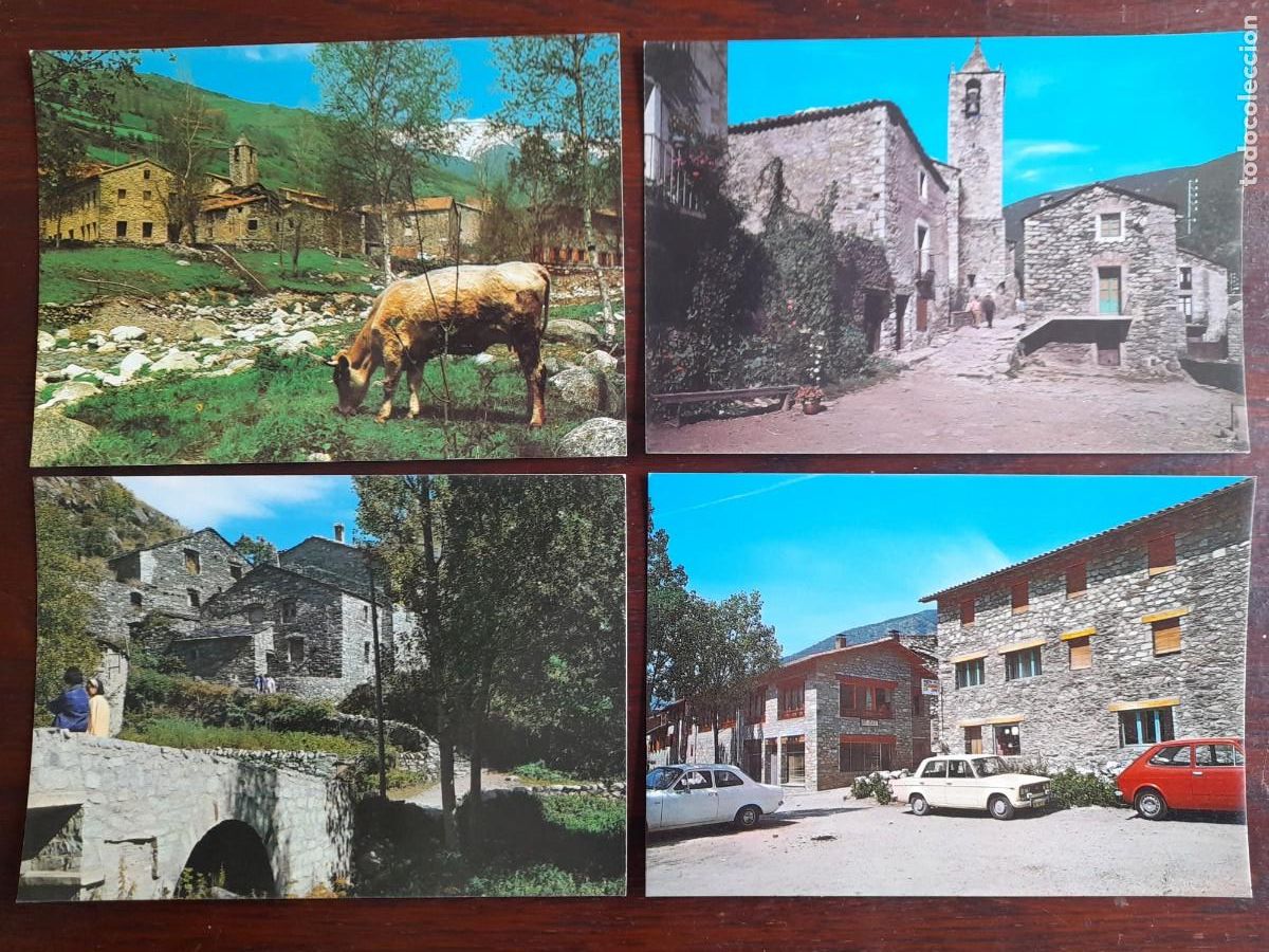 Postais: Una postal vintage 70&acute; vista Setcases junto riera Vall-Llobre valle de Camprodon 4 tarjetas a elegir