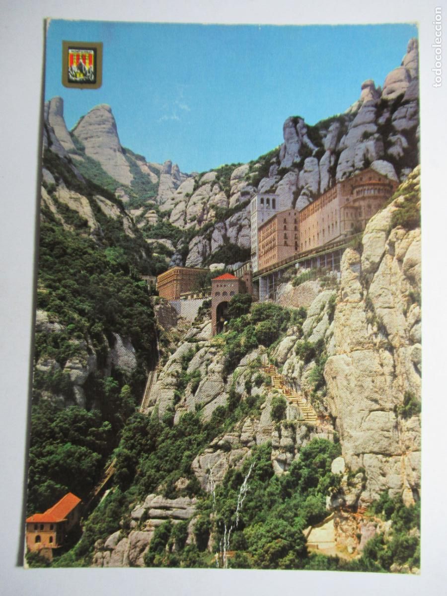 Postales: Montserrat - El Monasterio y funicular - Foto 1