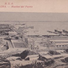 Postales: BARCELONA, MUELLES DEL PUERTO. ED. ROVIRA S. A. Nº 66. SIN CIRCULAR
