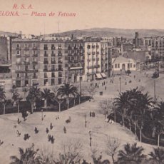 Postales: BARCELONA, PLAZA DE TETUAN. ED. ROVIRA S. A. Nº 64. SIN CIRCULAR