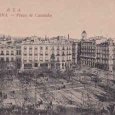 Postales: BARCELONA, PLAZA DE CATALUÑA. ED. ROVIRA S. A. Nº 54. SIN CIRCULAR