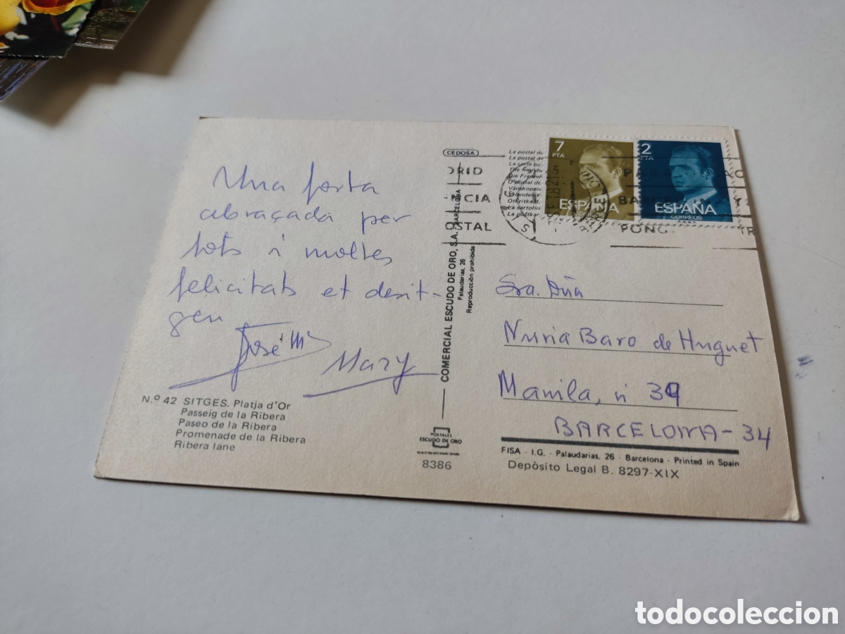 Postales: Postal Sitges usada - Foto 2