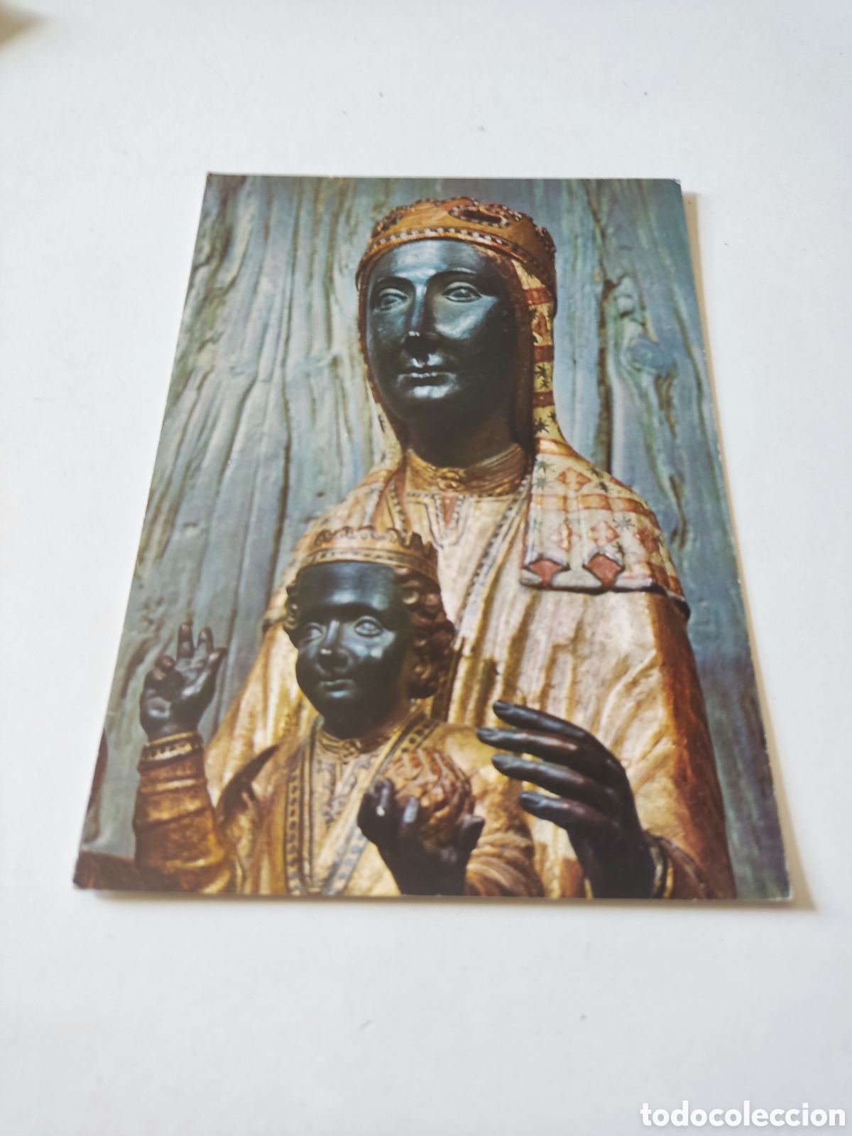 Postales: Postal imagen virgen Montserrat