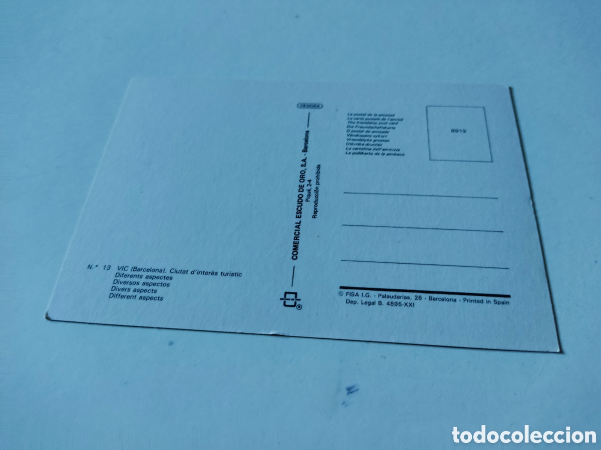 Postales: Postal vic - Foto 2