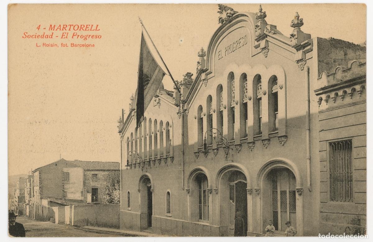 Postales: a09256 martorell sociedad el progreso roisin n&ordm;4 sc - Foto 1