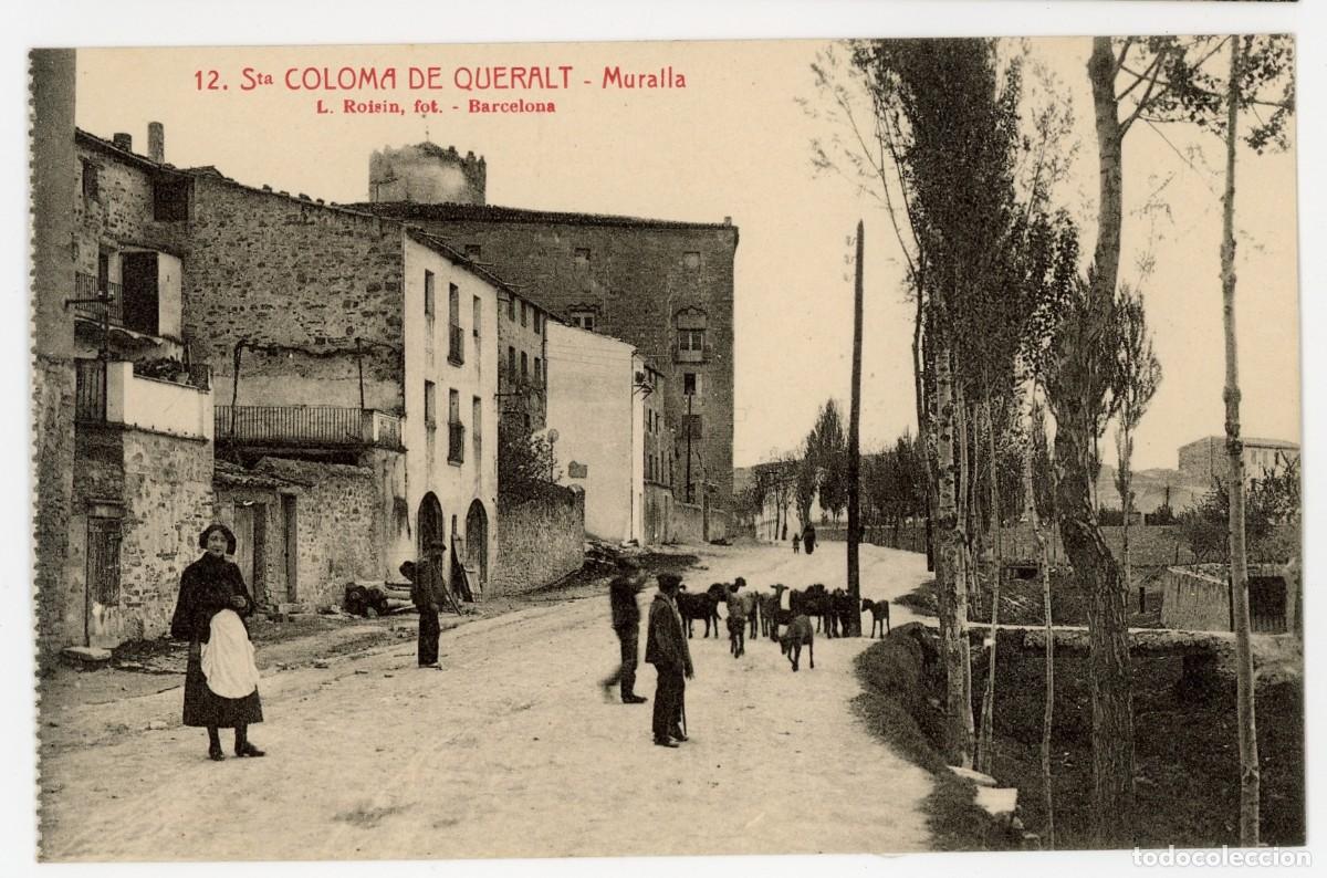 Postais: a09297 santa coloma de queralt muralla roisin n&ordm;12 sc animada