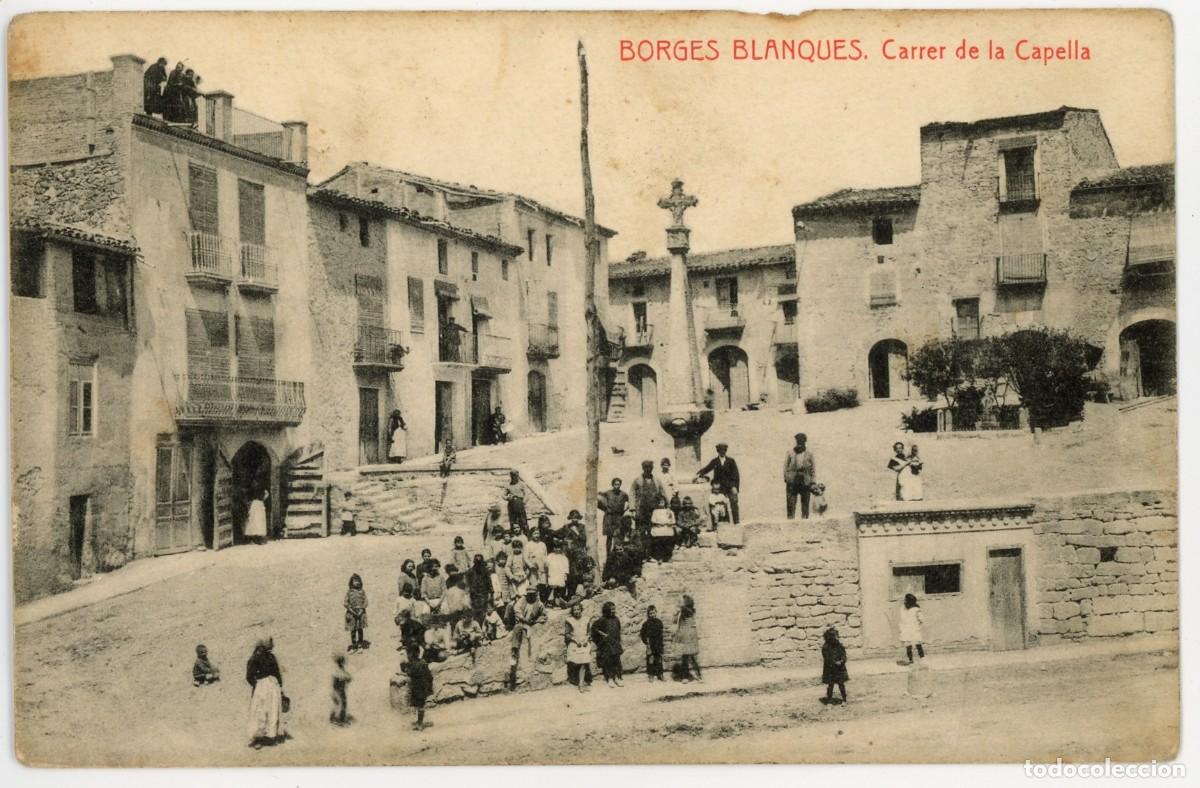 Postais: a09366 borges blanques carrer de la capella thomas sc animada