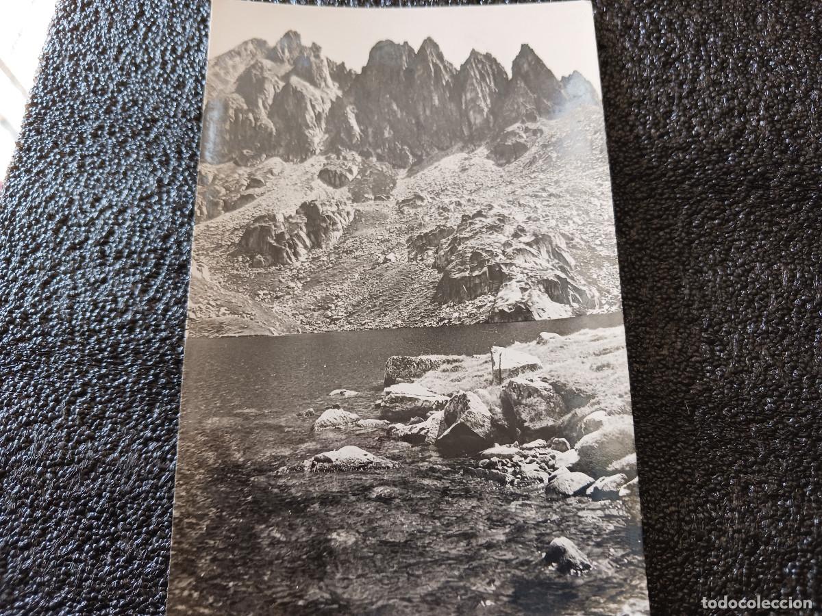 Postcards: 1411 pirineos centrales, lago y agujas de travesany, ed. campa&ntilde;a, circulada 1957