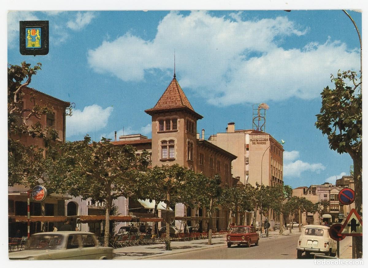 Postales: m09856 Vilafranca Del Penedes Rambla Nuestra Se&ntilde;ora 1968 Escudo Oro N&ordm;3595 sc simca 1000 renault 4