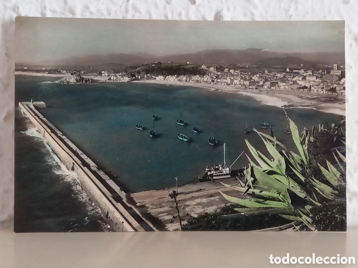 Postales: Postal Blanes. El Puerto y la Playa - Foto 1