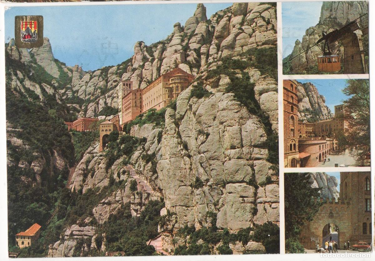 Postales: Barcelona-Montserrat-circulada--