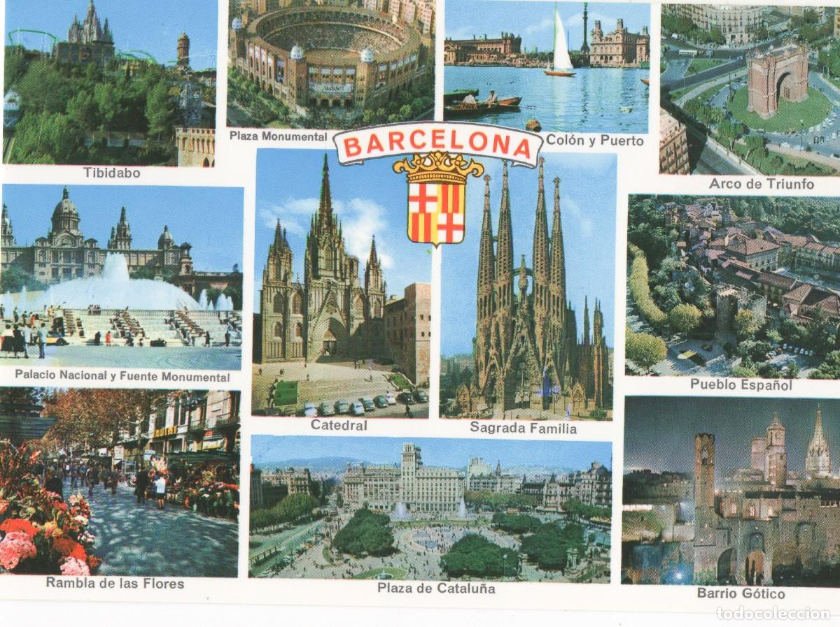 Postales: Barcelona-Multivista-Sin circular - Foto 1