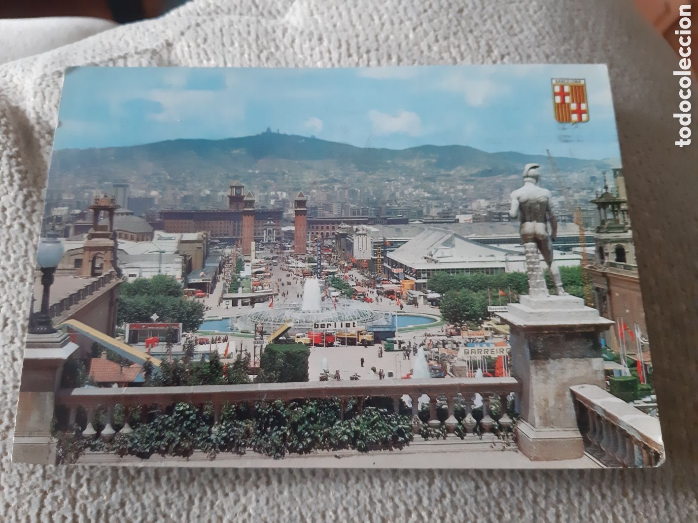 Postales: ANTIGUA POSTAL CIRCULADA BARCELONA - Foto 1