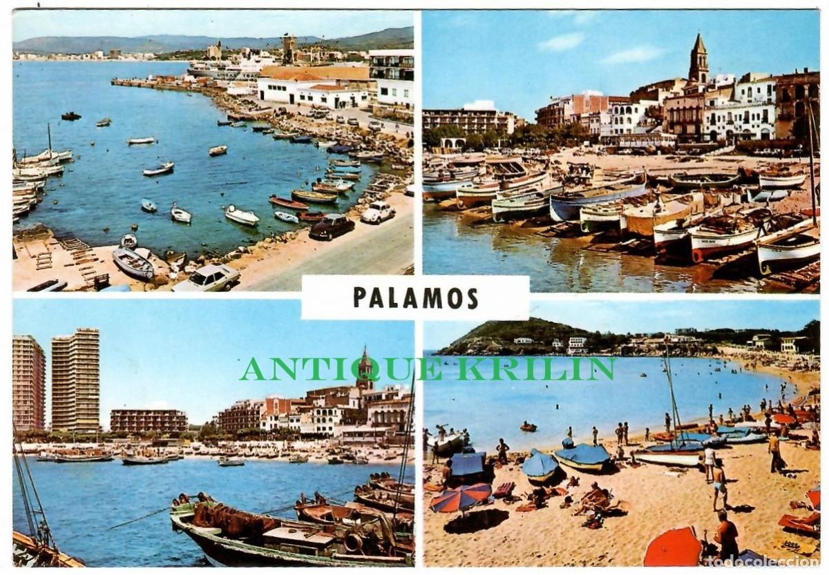 Postales: PALAMOS / VARIAS VISTAS / EDICION J. FONT MAYOL 1975 / SERIE 5 N&ordm; 125 / SIN CIRCULAR