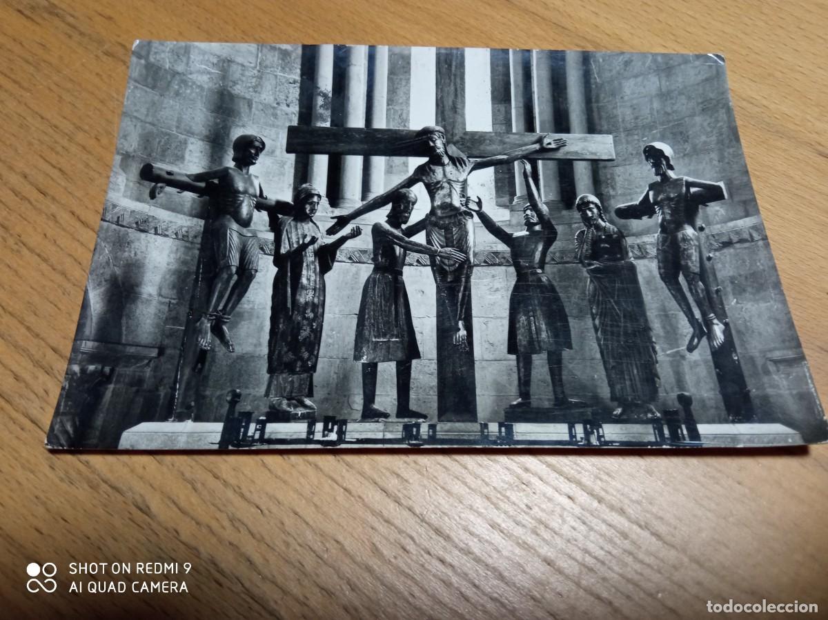 Postcards: San Juan de las Abadesas MOnasterio del santo cristo y Misterio a&ntilde;o 1960