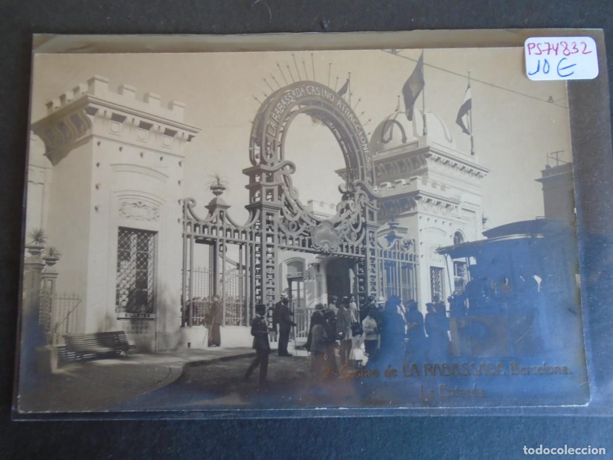 Cartes Postales: (PS-74832)POSTAL FOTOGRAFICA DE BARCELONA-CASINO DE LA RABASSADA.LA ENTRADA