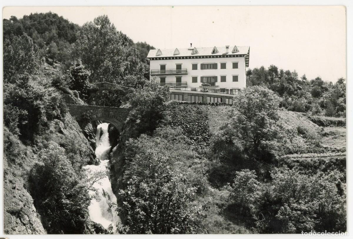 Postcards: a09428 castellar de n'hug hostal les fonts deseuras escrita