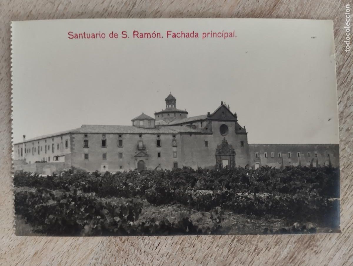 Postales: POSTAL FOTOGRAFICA, SANTUARIO DE S. RAMON FACHADA PRINCIPAL. PORTELL LERIDA. PADRE ANTONIO GOMEZ.