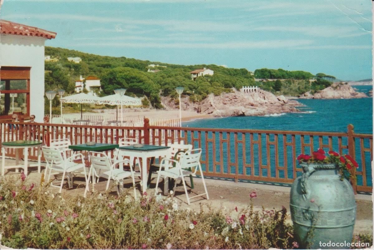 Postales: PLAYA DE ARO. HOTEL COSTA BRAVA . TERRAZA FRENTE AL MAR ... 1 ESQUINA CON LIGERO DOBLEZ