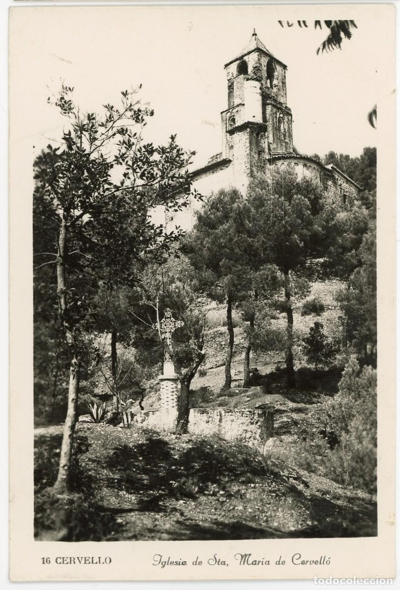 Postales: a09446 cervello iglesia de santa maria n&ordm;16 circulada