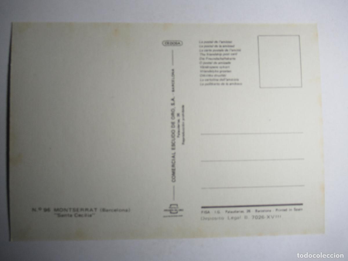 Postales: Montserrat - Santa Cecilia - Foto 2