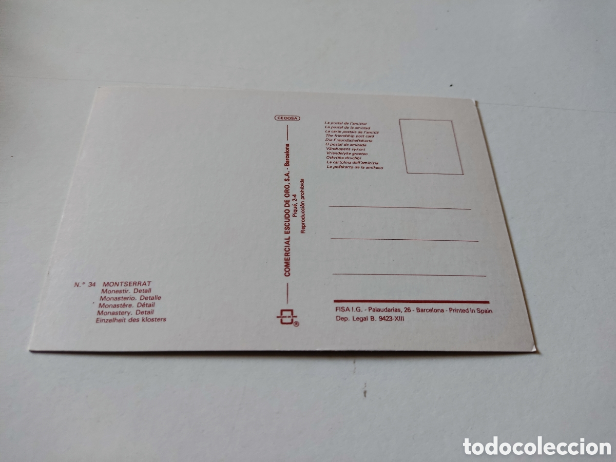 Postales: Postal Montserrat - Foto 2