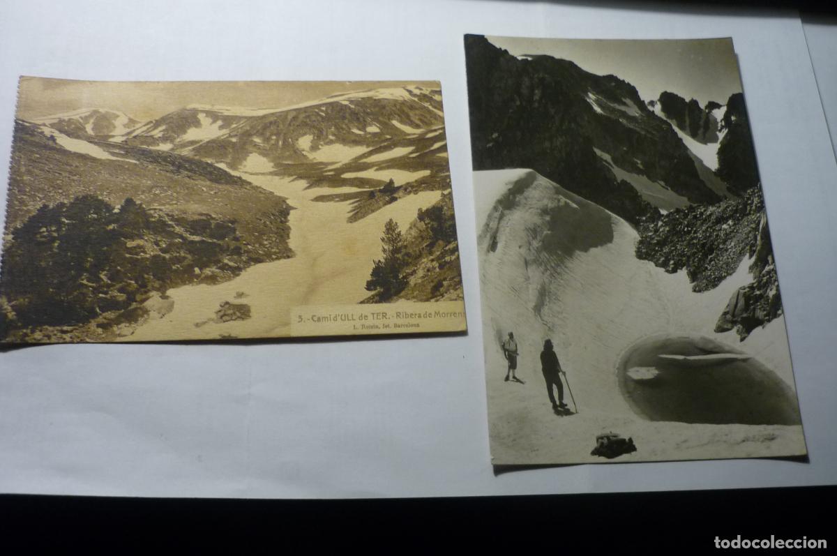 Postales: LOTE POSTALES PIRINEOS-CAMI ULL DE TER-PUERTO CORONAS CM