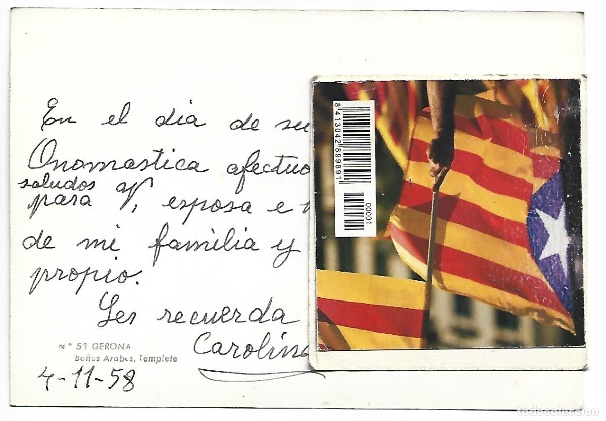 Postales: BA&Ntilde;OS ARABES TEMPLETE GERONA - Foto 2