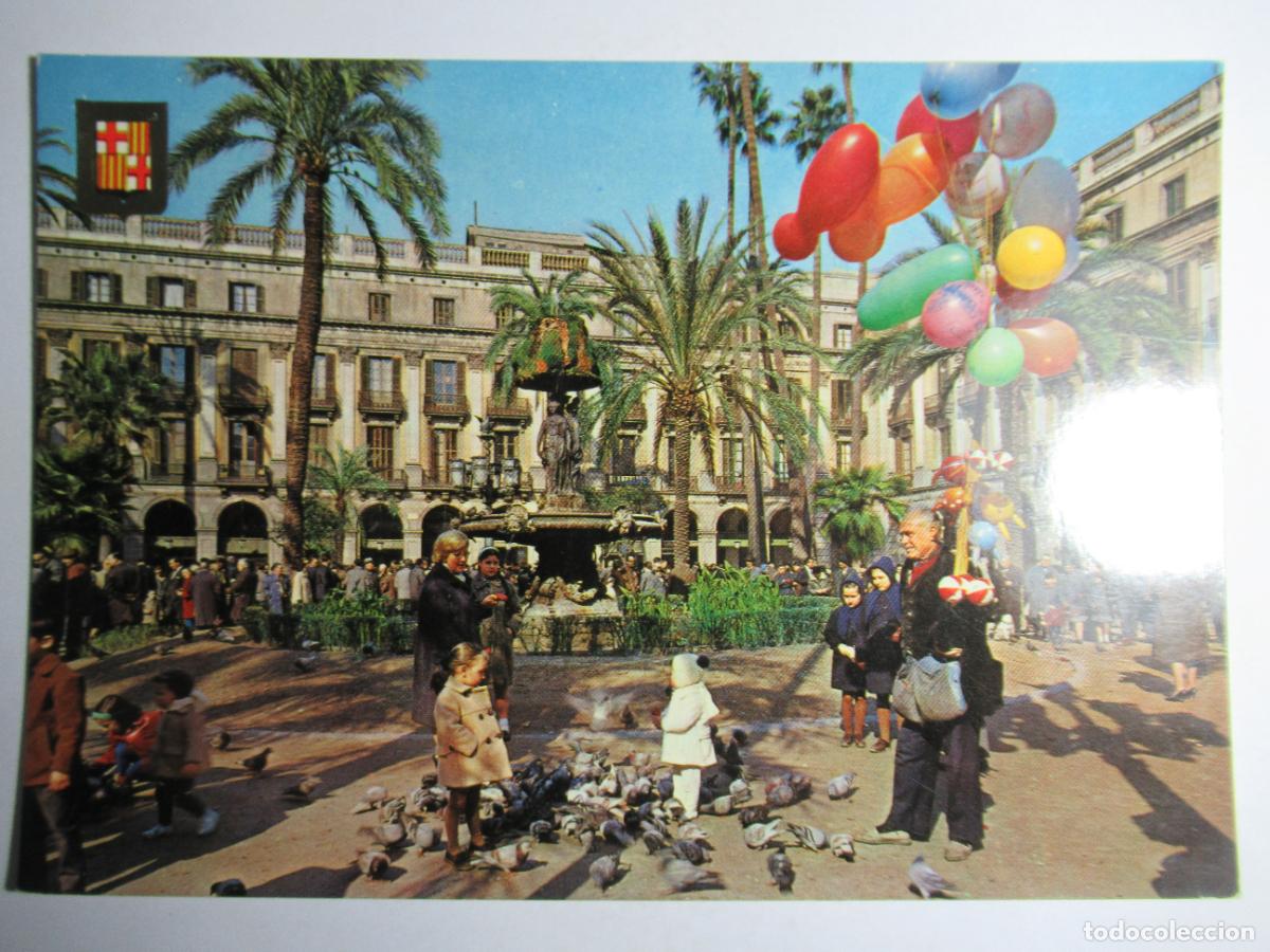 Postales: Barcelona - Plaza Real - Foto 1