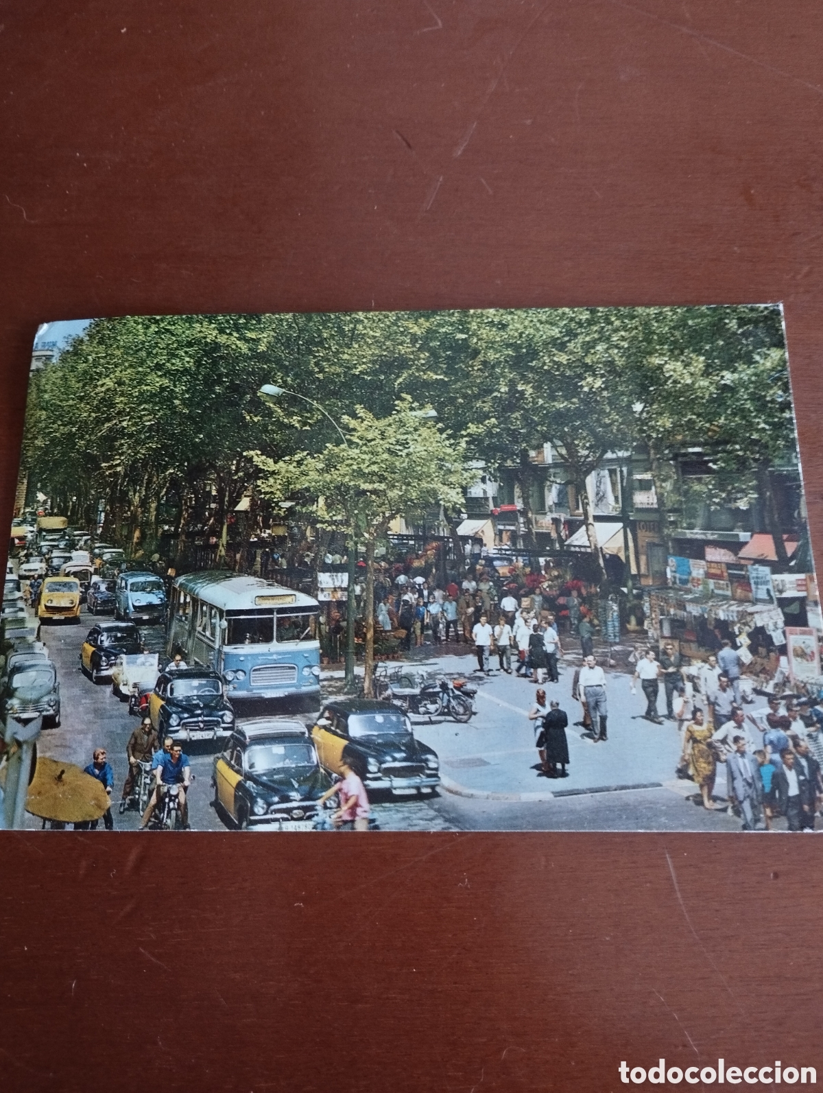 Postales: Postal, Rambla Catalunya a&ntilde;os 60