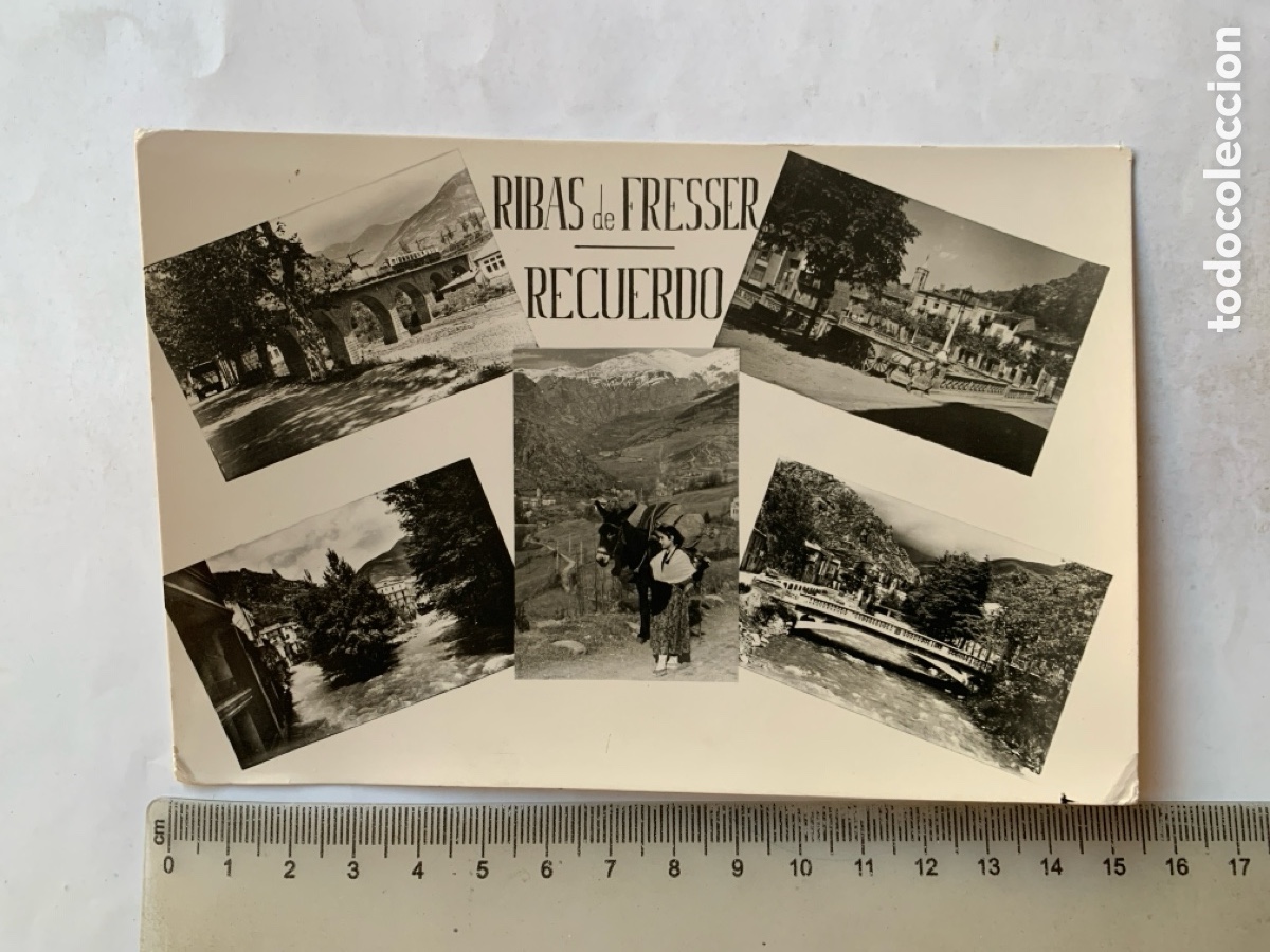 Postales: POSTAL RIVAS DE FRESER. GERONA. ASPECTOS VARIOS. COMERCIAL PRAT.