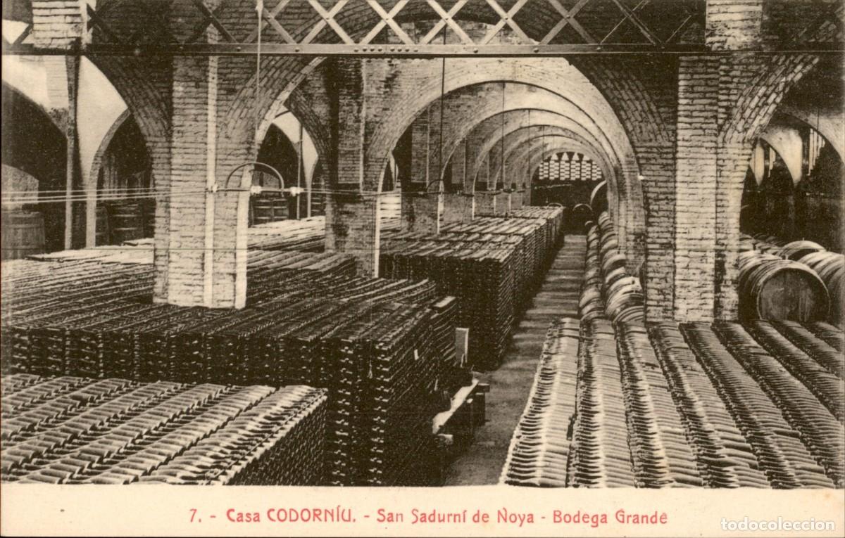 Postales: 7.- Casa Codorniu - San Sadurn&iacute; de Noya - Bodega grande