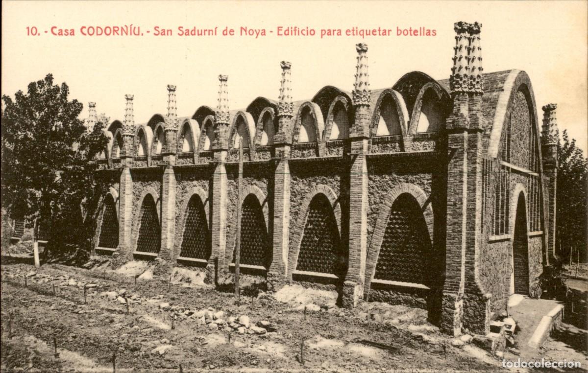 Postales: 10.- Casa Codorniu - San Sadurn&iacute; de Noya - Edificio para etiquetar botellas