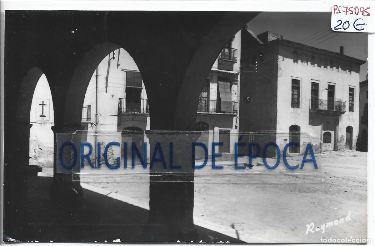 Postales: (PS-75095)POSTAL DE MONTBRIO(TARRAGONA)-PLAZA DEL CAUDILLO
