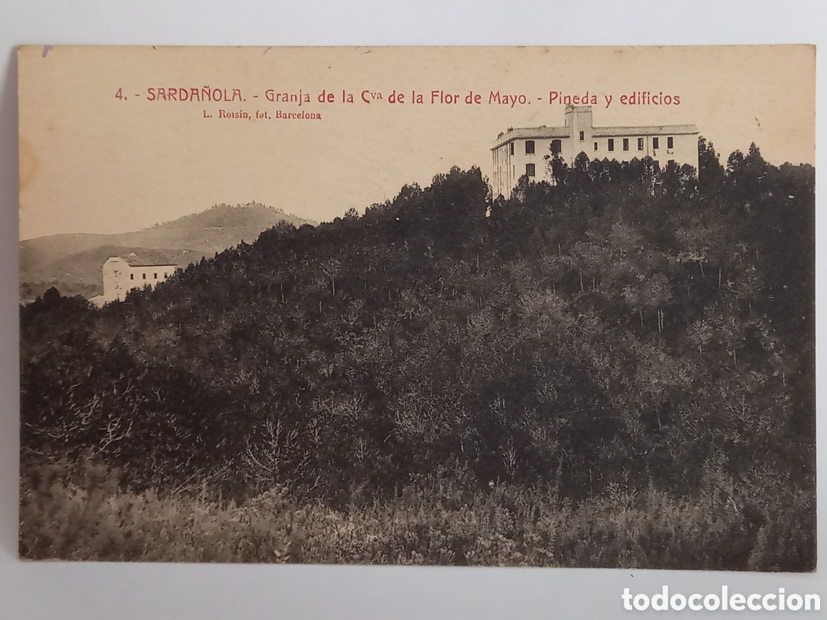 Postales: Postal SARDA&Ntilde;OLA. Granja Cva. Flor de Mayo. Pineda y edificios - Foto 1