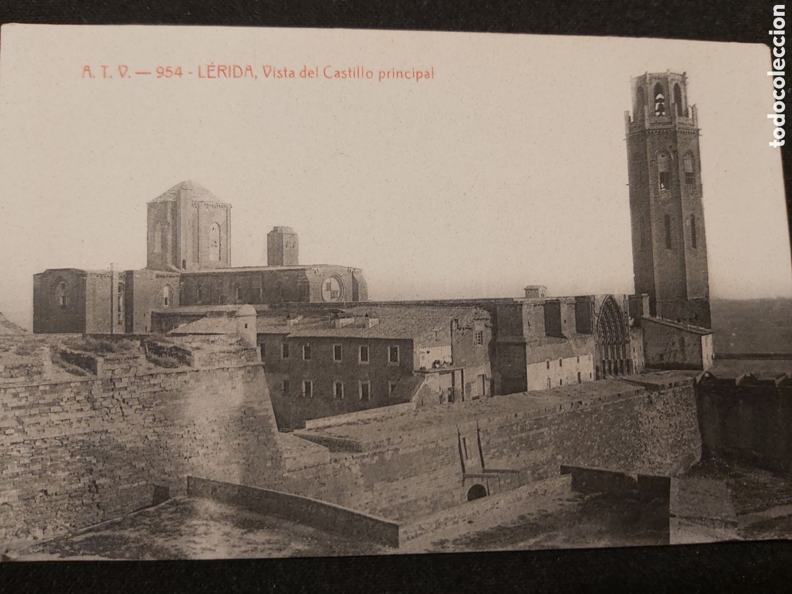 Postales: Lerida, vista del castillo principal