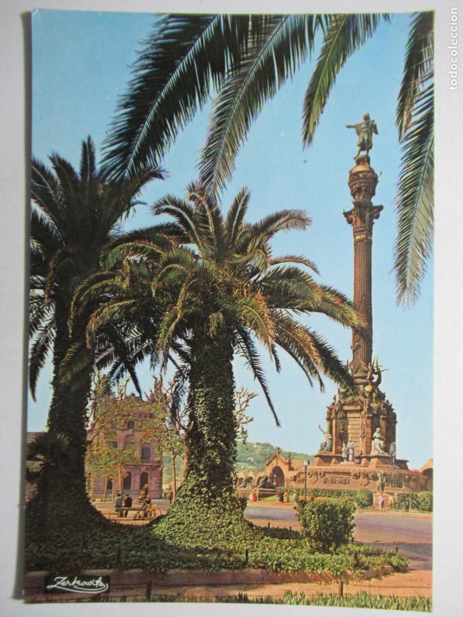 Postales: Barcelona - Monumento a Col&oacute;n - Foto 1