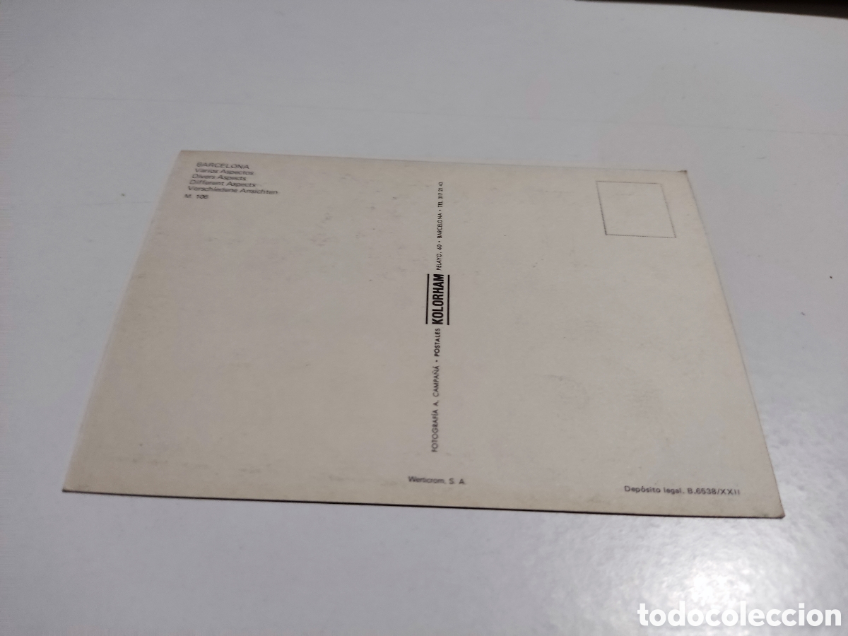 Postales: Postal Barcelona Espa&ntilde;a 82 - Foto 2
